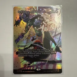 Relentless Assault (Borderless) Marvel Universe Eternal-Legal Foil - Image 1