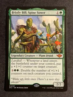 MTG Bristly Bill, Spine Sower (Promo), NM-Mint, (OTJ #0157) Regular - Image 1