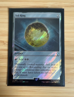 MTG: Sol Ring (0357) (Surge Foil) Commander: Final Fantasy Surge Foil NM - Image 1