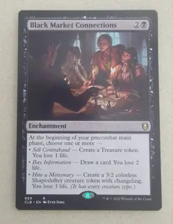 Black Market Connections | NM | Battle for Baldur's Gate | CLB #669 | MTG - Image 1