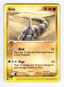 Onix Sandstorm #71 (2003) Common NM Pokemon - Image 1