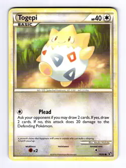 Togepi Undaunted #70 (2010) Common NM Pokemon - Image 1