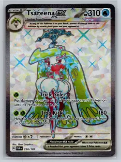 Pokemon TCG Tsareena ex Paradox Rift 220/182 Holo Ultra Rare - Image 1