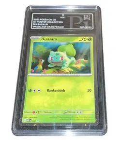 Pokemon - Bisasam - Pi 9 - 2023 SVP Black Star Promo - Cosmos Holo - DE - no PSA - Image 1