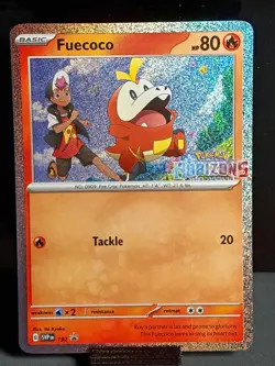 Pokemon TCG Horizons Stamped Black Star Promo #192 Fuecoco - Image 1