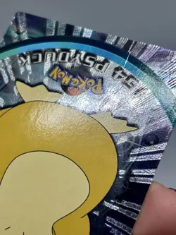 1999 Topps Pokemon PSYDUCK #54 Holo Foil TV Animation Edition - Creased - Image 3