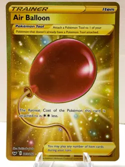 Pokemon Air Balloon 213/202 Base Set Sword & Shield SECRET RARE - Image 2