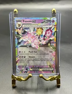 Espeon ex 034/131 Sv: Prismatic Evolutions Holo Pokemon NM Free Shipping - Image 1