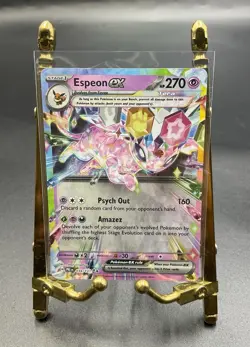 Espeon ex 034/131 Sv: Prismatic Evolutions Holo Pokemon NM Free Shipping - Image 2
