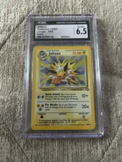 1999 Pokemon Jungle Jolteon Holo 4/64 CGC 6.5 - Image 1
