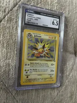 1999 Pokemon Jungle Jolteon Holo 4/64 CGC 6.5 - Image 2