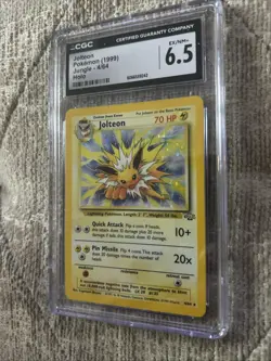 1999 Pokemon Jungle Jolteon Holo 4/64 CGC 6.5 - Image 3