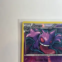 Pokemon TCG Gengar 60/162 XY BREAKthrough Holo Rare Reverse Holo Lightly Played+ - Image 5