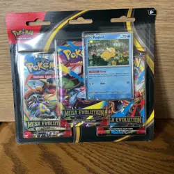Pokemon TCG - Mega Evolution 3 Pack Blister - Sealed - Psyduck - Image 1