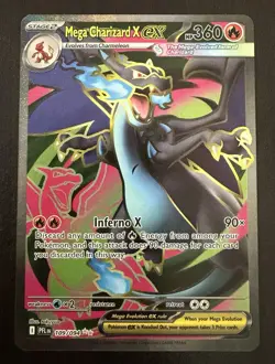 Pokemon TCG Phantasmal Flames Mega Charizard X Ex 109/94 Ultra Rare English NM - Image 1