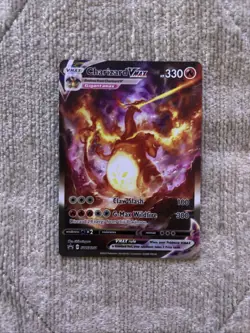 2022 Pokemon Sword And Shield Charizard Vmax Full Art Black Star Promo - Image 1