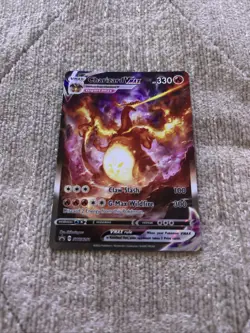 2022 Pokemon Sword And Shield Charizard Vmax Full Art Black Star Promo - Image 2