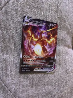 2022 Pokemon Sword And Shield Charizard Vmax Full Art Black Star Promo - Image 3