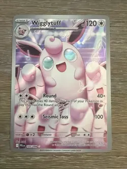 Pokemon Phantasmal Flames Wigglytuff 105 105/094 IR NM EN Mega Evolution - Image 1