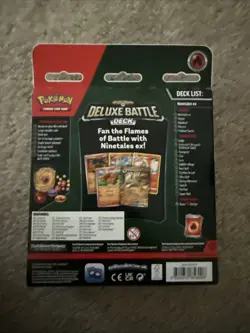 Pokemon TCG Ninetales ex Deluxe Battle Deck 60 Cards Playmat Deck Box Coin Foil - Image 2