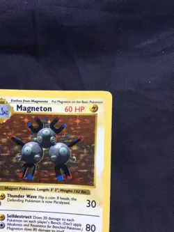 Pokemon Cards: Base Set 1st Edition Rare Holo: Magneton 9/102 - Image 4