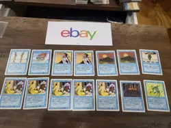 MTG Revised Set Lot 14 Blue Cards 1994 Clone, Pirate Ship, X2 Drain Power... - Image 1