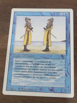 MTG Revised Set Lot 14 Blue Cards 1994 Clone, Pirate Ship, X2 Drain Power... - Image 3