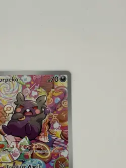 Pokemon TCG Morpeko Paradox Rift 206/182 Holo Illustration Rare Card NM - Image 3
