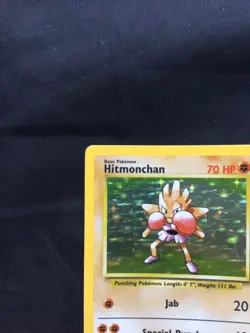 Pokemon Cards: Base Set Rare Holo: Hitmonchan 7/102 - Image 3