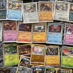 Amazing Pokemon Holo-Reverse Holo 105 Card Lot With Sleeves - 2021-2024 - Image 5