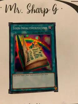 TOON-INHALTSVERZEICHNIS - 1. AUFLAGE DASA-DE043 DEUTSCH Yu-Gi-Oh! CARD SUPER R - Image 2