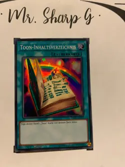 TOON-INHALTSVERZEICHNIS - 1. AUFLAGE DASA-DE043 DEUTSCH Yu-Gi-Oh! CARD SUPER R - Image 3