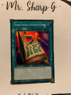 TOON-INHALTSVERZEICHNIS - 1. AUFLAGE DASA-DE043 DEUTSCH Yu-Gi-Oh! CARD SUPER R - Image 4