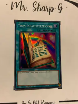 TOON-INHALTSVERZEICHNIS - 1. AUFLAGE DASA-DE043 DEUTSCH Yu-Gi-Oh! CARD SUPER R - Image 5