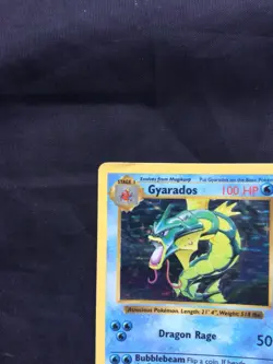 Pokemon Cards: Base Set Shadowless Rare Holo: Gyarados 6/102 - Image 3