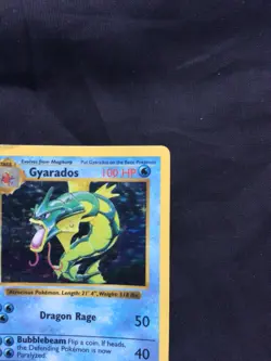Pokemon Cards: Base Set Shadowless Rare Holo: Gyarados 6/102 - Image 4