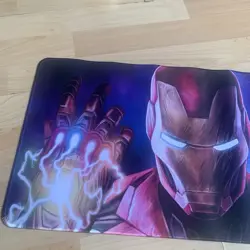 Iron Man Rubber Playmat Play Mat Tcg Trading Card Game Large Mouse Pad - Image 2