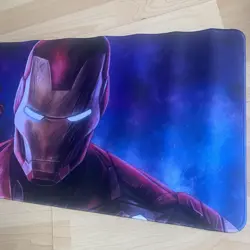 Iron Man Rubber Playmat Play Mat Tcg Trading Card Game Large Mouse Pad - Image 3