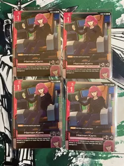 Gundam Card Game Haman Karn GD02-091 R Dual Impact - Image 1