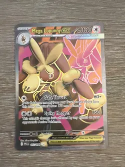 Mega Lopunny EX 115/094 Phantasmal Flames English Pokemon Cards TCG - Image 1