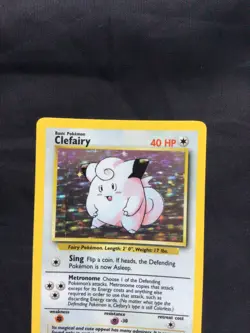 Pokemon Cards: Base Set Rare Holo: Clefairy 5/102 - Image 2