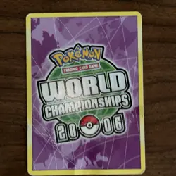 Vintage 2006 Pokemon World Championships Umbreon Ex 112/115 Card See Btm Of Card - Image 3