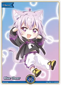 Hololive OFFICIAL CARD GAME Promos: Blue Cheer - Nekomata Okayu (P) hY05-008 NM - Image 1
