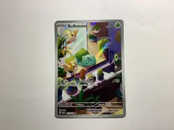Pokemon TCG Bulbasaur Illustration Card Stellar Crown 143/142 - Image 1