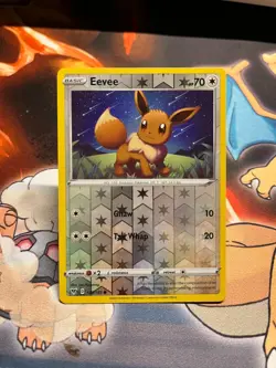 Pokemon Eevee Reverse Cosmos Holo--Near Mint--130/185 Trading Card - Image 1