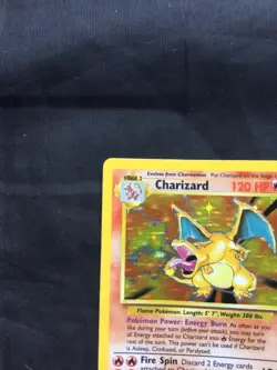 Pokemon Cards: Base Set Rare Holo: Charizard 4/102 - Image 3