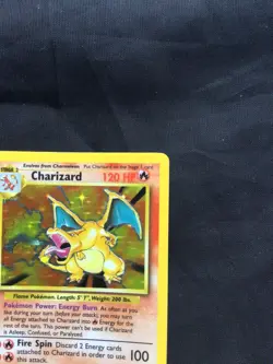 Pokemon Cards: Base Set Rare Holo: Charizard 4/102 - Image 4