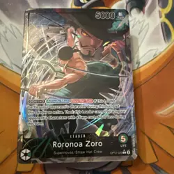 One Piece Card Game Roronoa Zoro (Alt Art Leader) OP12-020 Legacy of the Master - Image 1