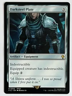 Darksteel Plate : Mint MTG Card : Final Fantasy Commander Decks - Image 1