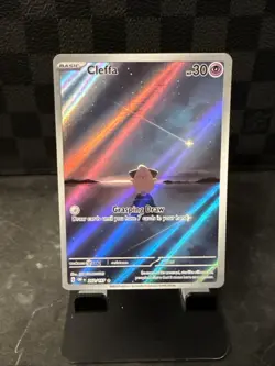 Pokemon Cleffa IR #202/197 Obsidian Flames NM TCG Card Scarlet & Violet 2023 - Image 1